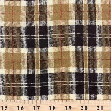 plaid flannel fabric